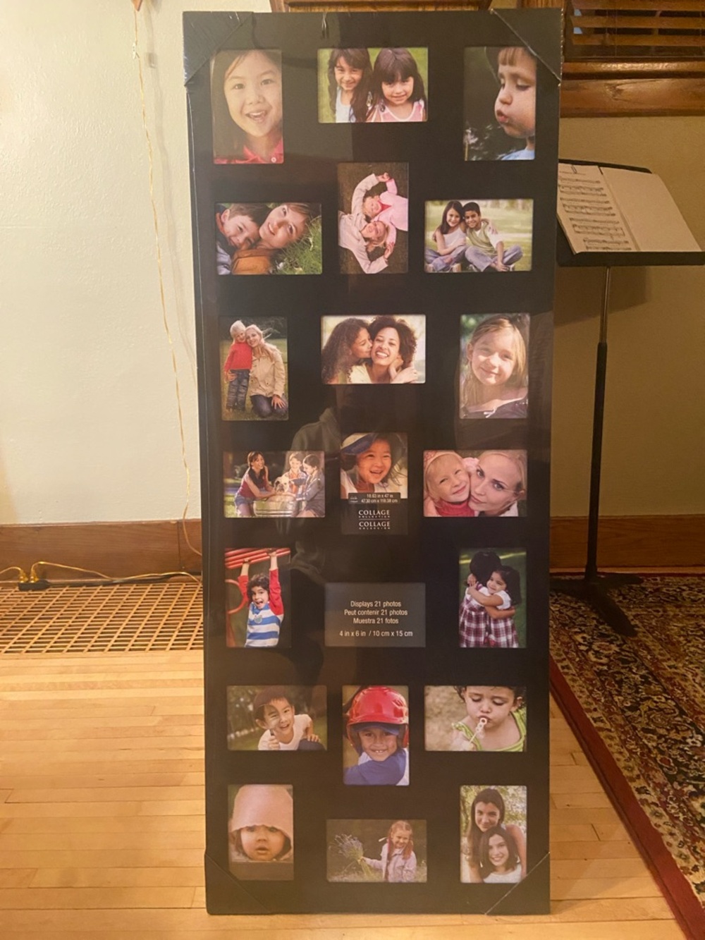 Black Multi-Opening Collage Photo Frame